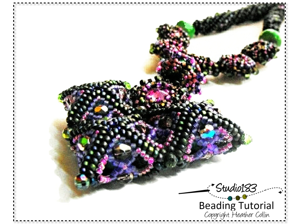 Beading Patterns, Tutorials, Herringbone Necklace ANASTASIA