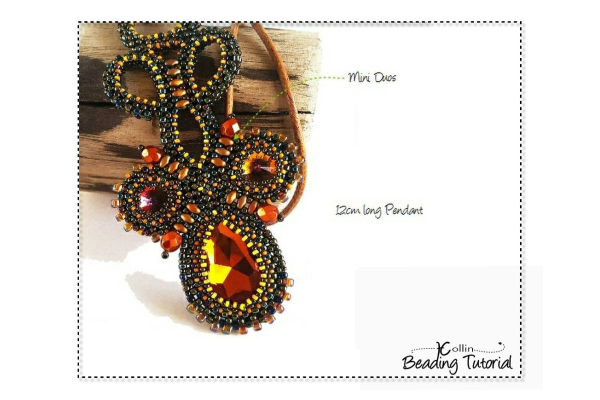 CRAW Pendant Beading Pattern