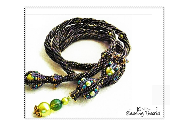 HERRINGBONE Lariet Beading Pattern