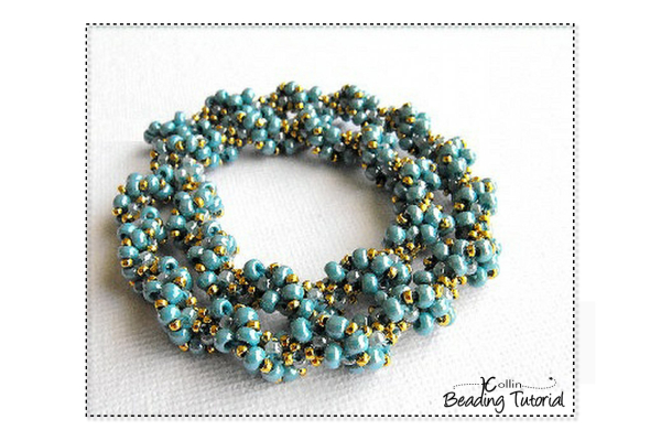 Spiral CRAW Rope beading pattern