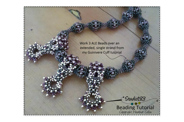 INTERMEDIATE/ADVANCED Beading Pattern & Tutorial CRAW Pattern Heather Collin 