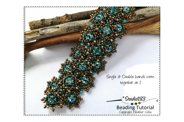 Right Angle Weave Beading Pattern & Tutorial Beaded Jewelry
