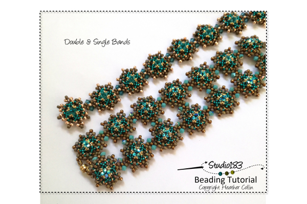 Right Angle Weave Beading Pattern & Tutorial Beaded Jewelry