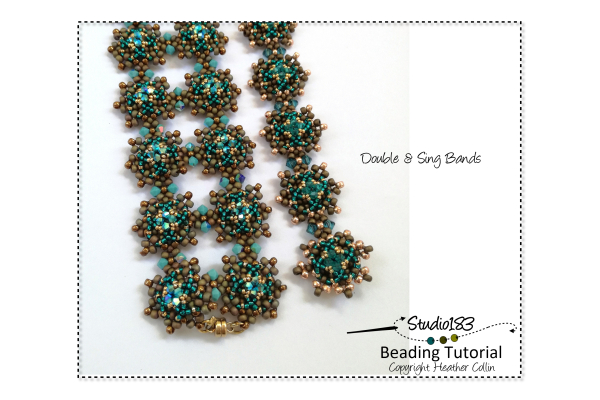 Right Angle Weave Beading Pattern & Tutorial Beaded Jewelry