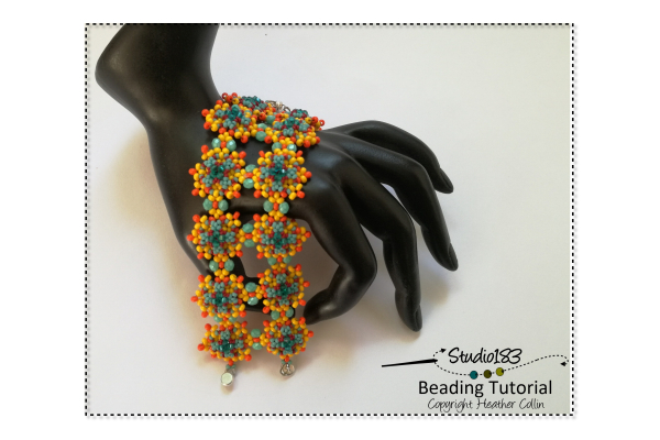 Right Angle Weave Beading Pattern & Tutorial Beaded Jewelry