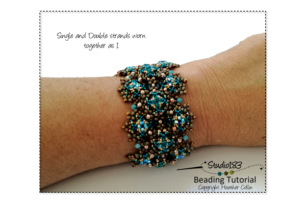 Right Angle Weave Beading Pattern & Tutorial Beaded Jewelry