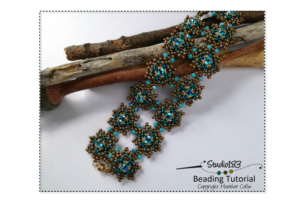 Right Angle Weave Beading Pattern & Tutorial Beaded Jewelry