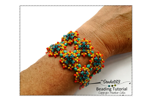 Right Angle Weave Beading Pattern & Tutorial Beaded Jewelry
