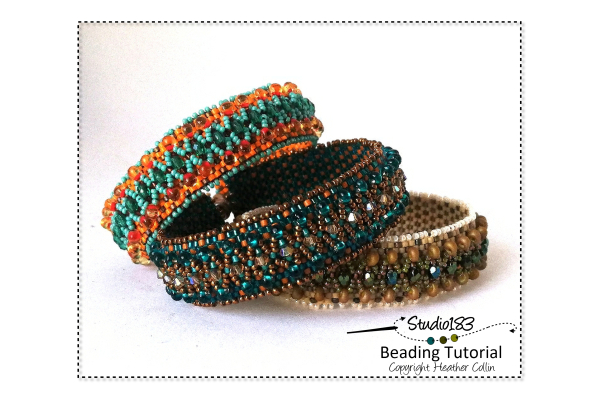 Peyote Stitch Bracelet Beading Pattern Tutorial