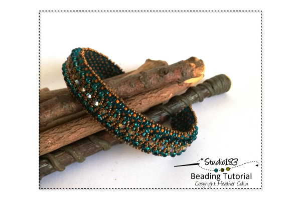 Peyote Stitch Bracelet Beading Pattern Tutorial