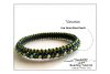 CRAW Beading Pattern Cubic Right Angle Weave Bangle Tutorial