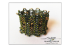 Beading Pattern, RAW Open Work Cuff Tutorial