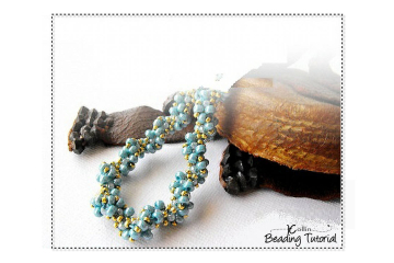 Spiral CRAW Rope beading pattern