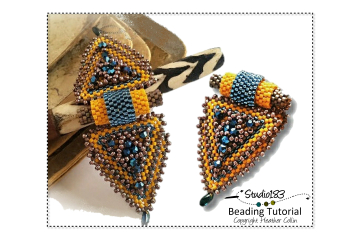 Peyote Stitch Beading Pattern Triangle Shaped Detachable Clasp Tutorial