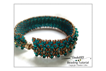 Peyote Stitch Bracelet Beading Pattern Tutorial