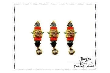 Beading Patterns, Tutorials, Peyote Stitch Ornamental Keepsakes - JINGLES