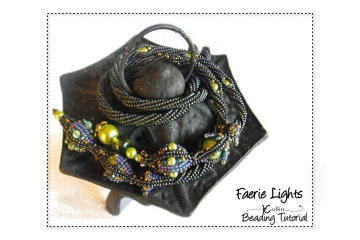 Beading Pattern Lariet Tutorial - FAERIE LIGHTS