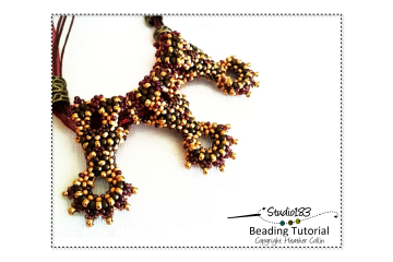 Curved CRAW Beading Patterns, Necklace Elements, Cubic Right Angle Weave Pattern, Beading Tutorial - ALE BEADS