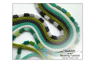 Beaded Continuous Loops, 4 Interesting CRAW Variations for Beaded Ropes, Easy Beaded Rope Patterns, Beading Tutorial - CHAIN of EVENTS