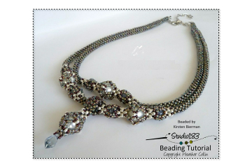 CRAW Beading Pattern Double Strand Necklace Tutorial - BELLISIMO